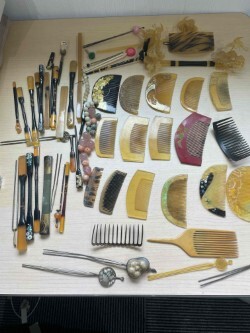 かんざし 簪 くし 櫛 アクセサリー 髪飾り べっ甲 和装小物 和装 髪飾り アンティーク 　５０点以上