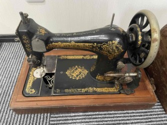 シンガーミシン　アンティーク　SINGER　手回し　ビンテージ