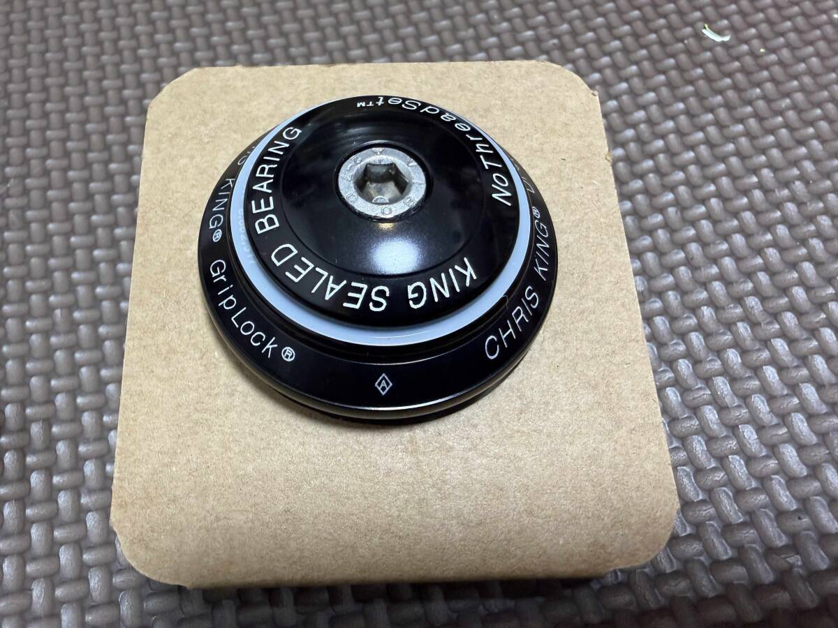 ★CHRIS KING クリスキング★ブラック未使用新品★DropSet6 41mm/41mm 1 1/8＞フォーク用★SANTACRUZ V10などに使用可★