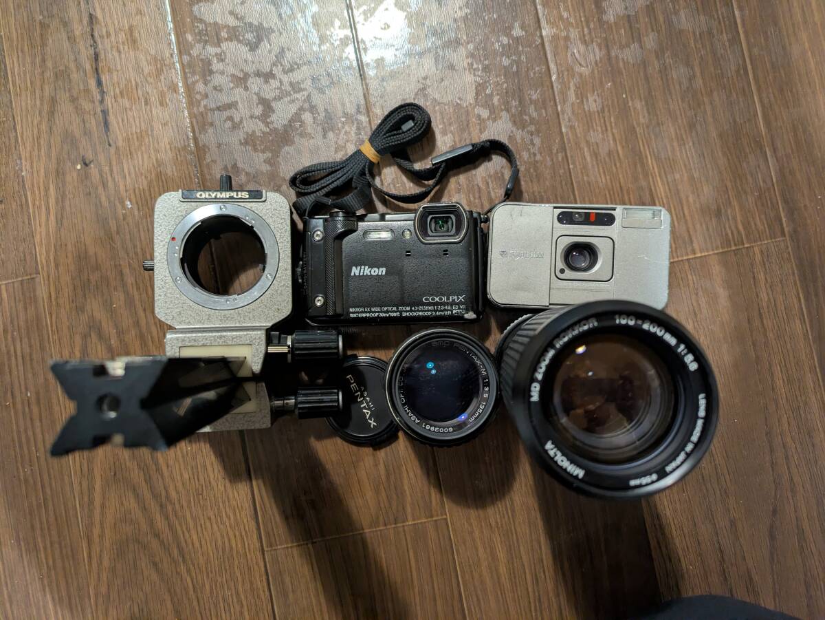 FUJIFILM TIARA mini /Nikon COOLPIX W300 /OLYMPUS PENTAX MINOLTA 等 ５点 カメラ まとめ ティアラ ニコン オリンパス ペンタックス