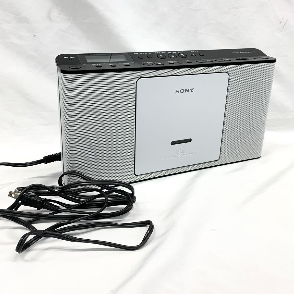 SONY ソニー ZS-E80 ラジオ CDプレーヤー ホワイト【S71046-SJ842】