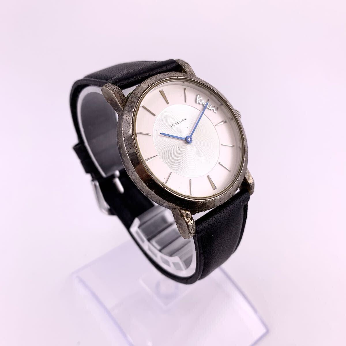 腕時計 KANSAI SELECTION W-KS7045-1 クォーツ ブラック Watch White Black ホワイト 文字盤【S70903-YT16】