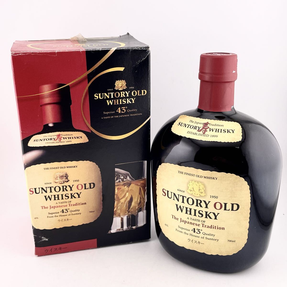 古酒 未開栓 SUNTORY OLD WHISKY サントリーオールドウイスキー 43% 700ml 箱付き 【S84926-3279-1】