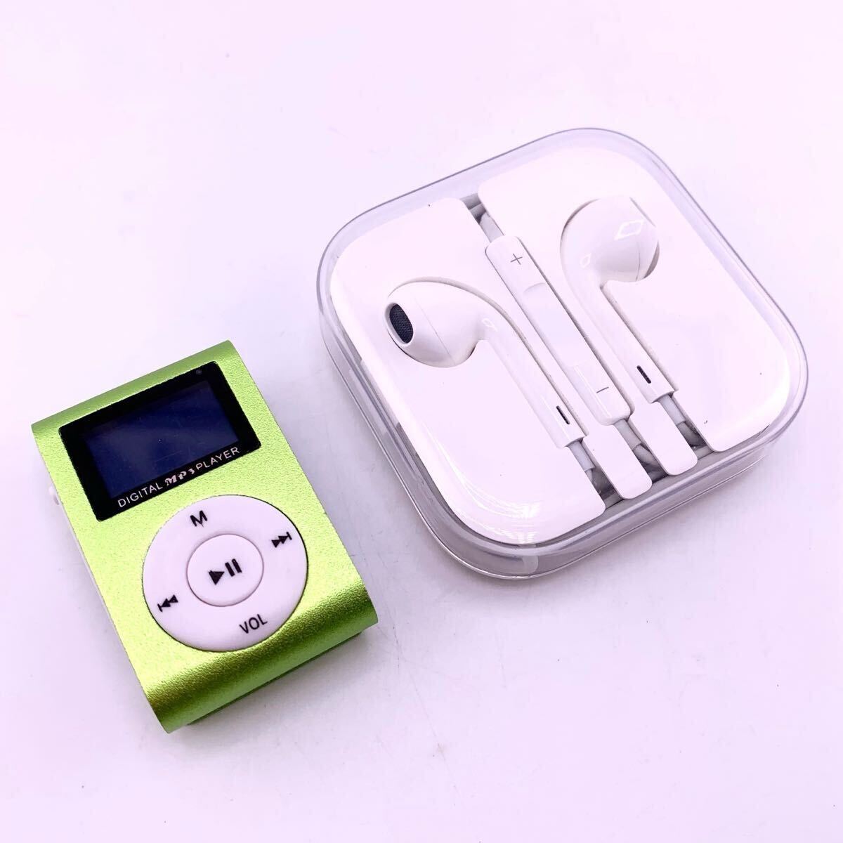 Apple アップル イヤホン 有線 ミュージックプレイヤー MP3プレーヤー クリップタイプ グリーン【S71065-SJ900-2】