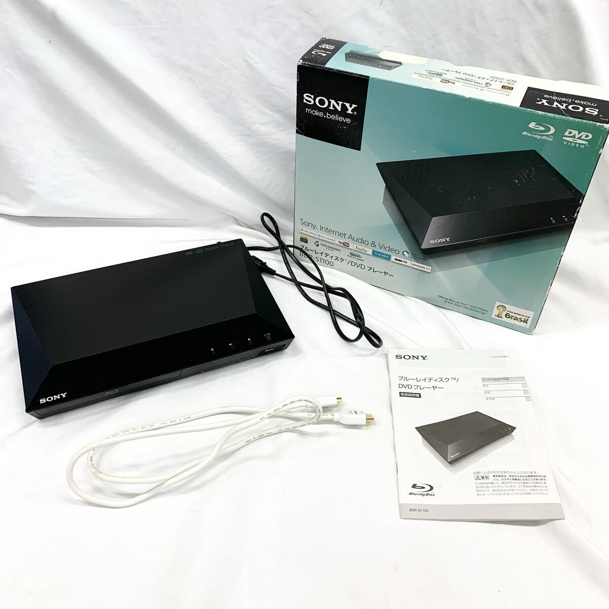 ※動作未確認 SONY ブルーレイディスク / DVDプレーヤー ソニー Blu-ray BDP-S1100【S71066-SJ900-1】