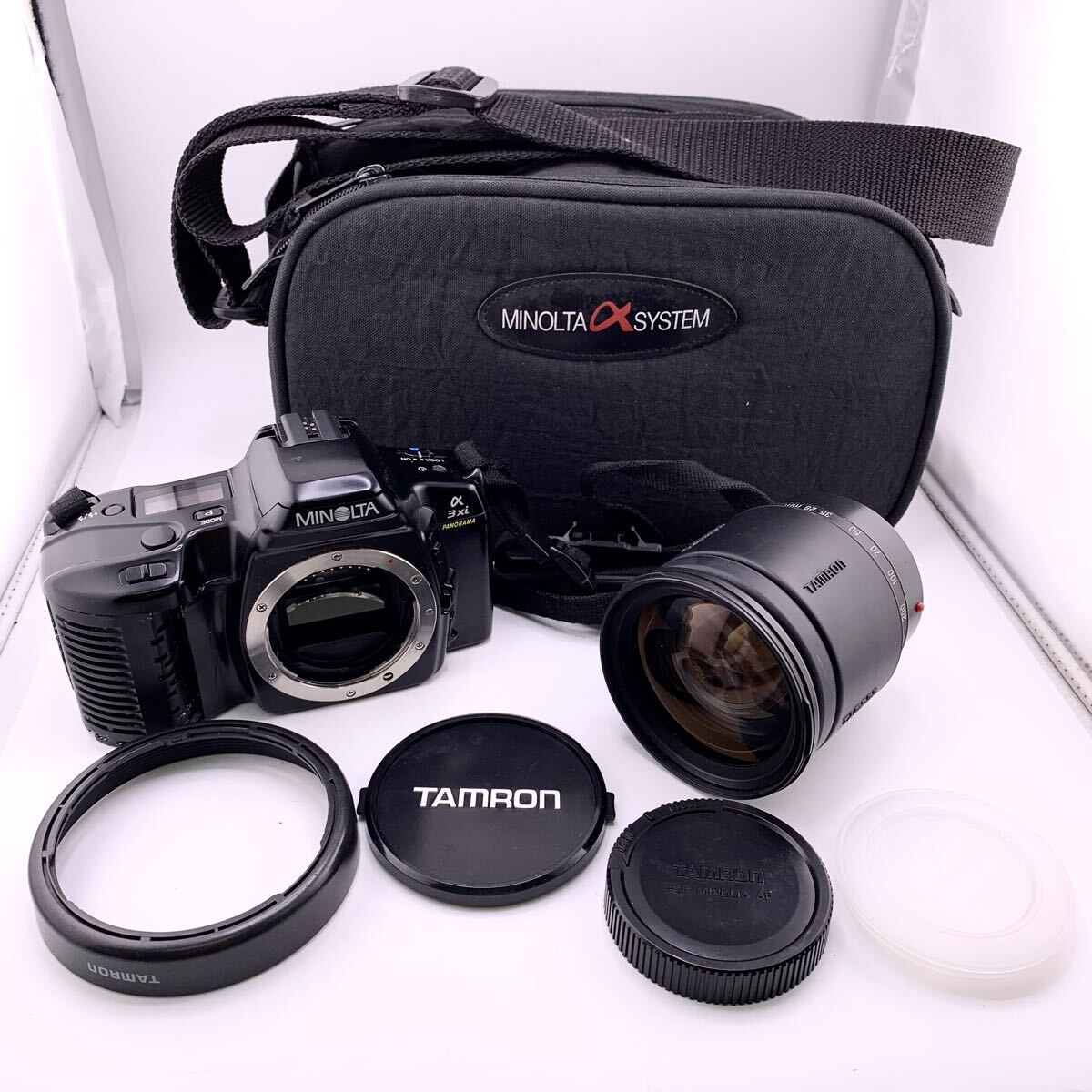 カメラ MINOLTA α 3xi PANORAMA 本体 TAMRON 28-200mm 1:3.8-5.6 レンズ 【S71068-SJ896】