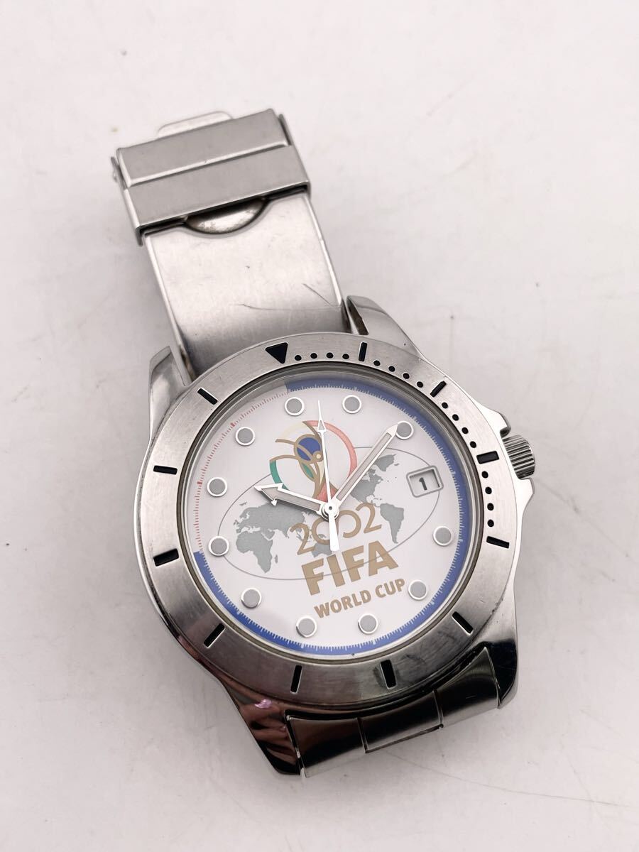 2002 FIFA WORLD CUP 7N42-0AH0 クォーツ 腕時計 サッカー ワールドカップ 【S84867-3252-4】