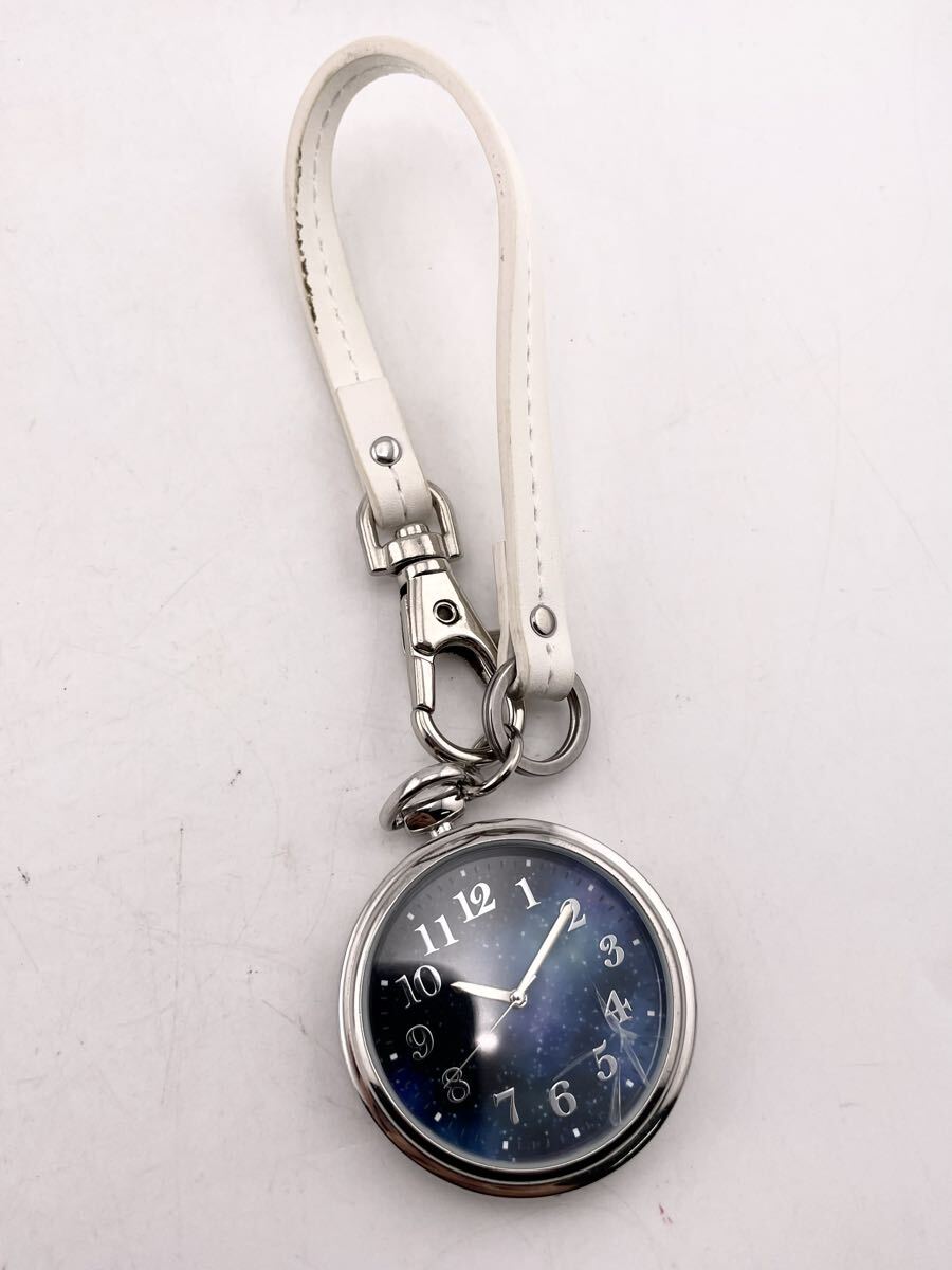 懐中時計 SUNFLAME J-AXIS AP 1341-W クォーツ ※風防割れあり 【S84902-3270-2】