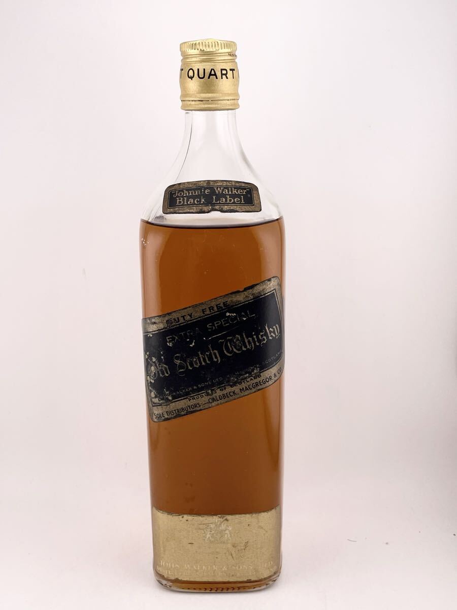 未開栓 古酒 Johnnie Walker EXTRA SPECIAL オールドスコッチウイスキー ブラックラベル ※量、記載なし 【S84920-SJ946-4】