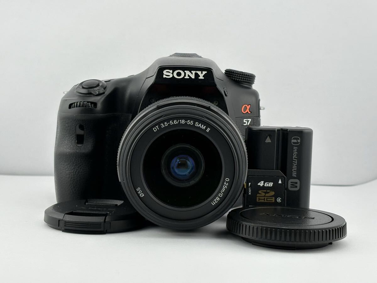 ★ソニーSONY α57 SLT-A57 /DT 18-55 mm F3.5-5.6 SAM II #0427-1 1664