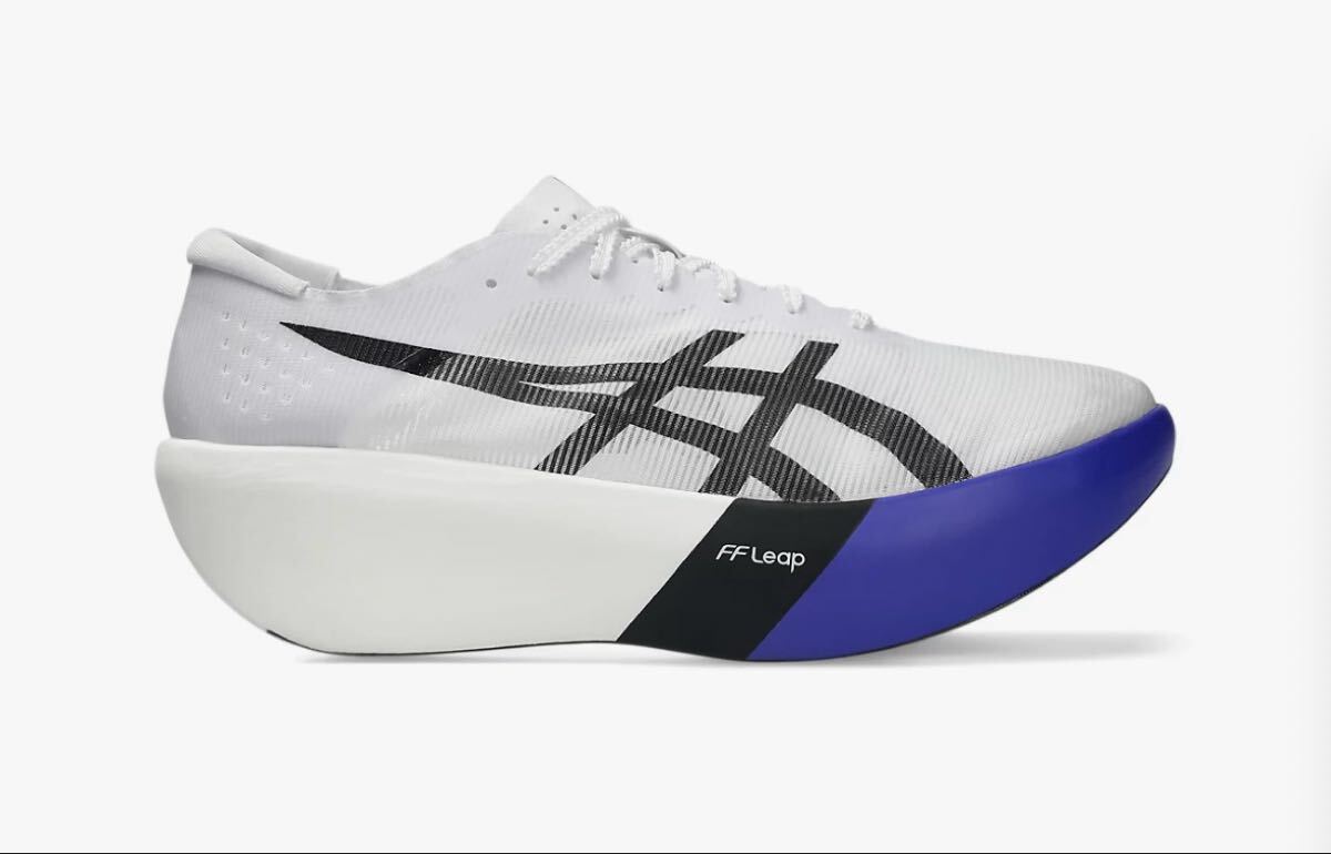 新品未使用 ASICS アシックス METASPEED RAY ランニングシューズ レース向け 24cm White/Cobalt Burst 