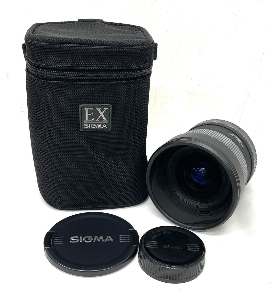 SIGMA シグマ EX 12-24mm D F4.5-5.6 DG HSM カメラレンズ ズームレンズ ニコンマウント ケース付き 簡易動作確認済 Y691-12