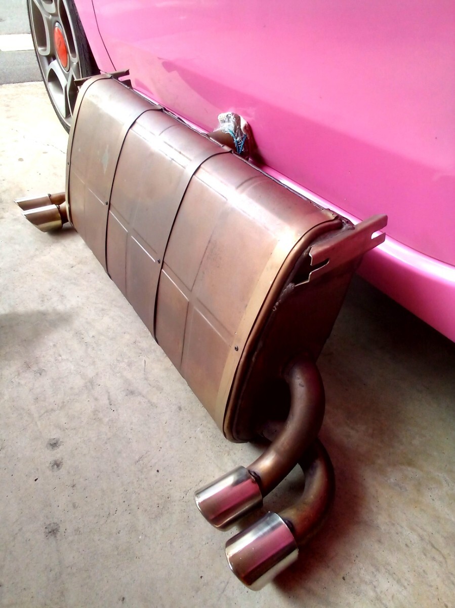 フェラーリ F355 純正 マフラー 129-02 クラシケ FERRARI 引き取り歓迎！ タイコ リアピース 予備に オリジナル戻し 当時物 純正マフラー