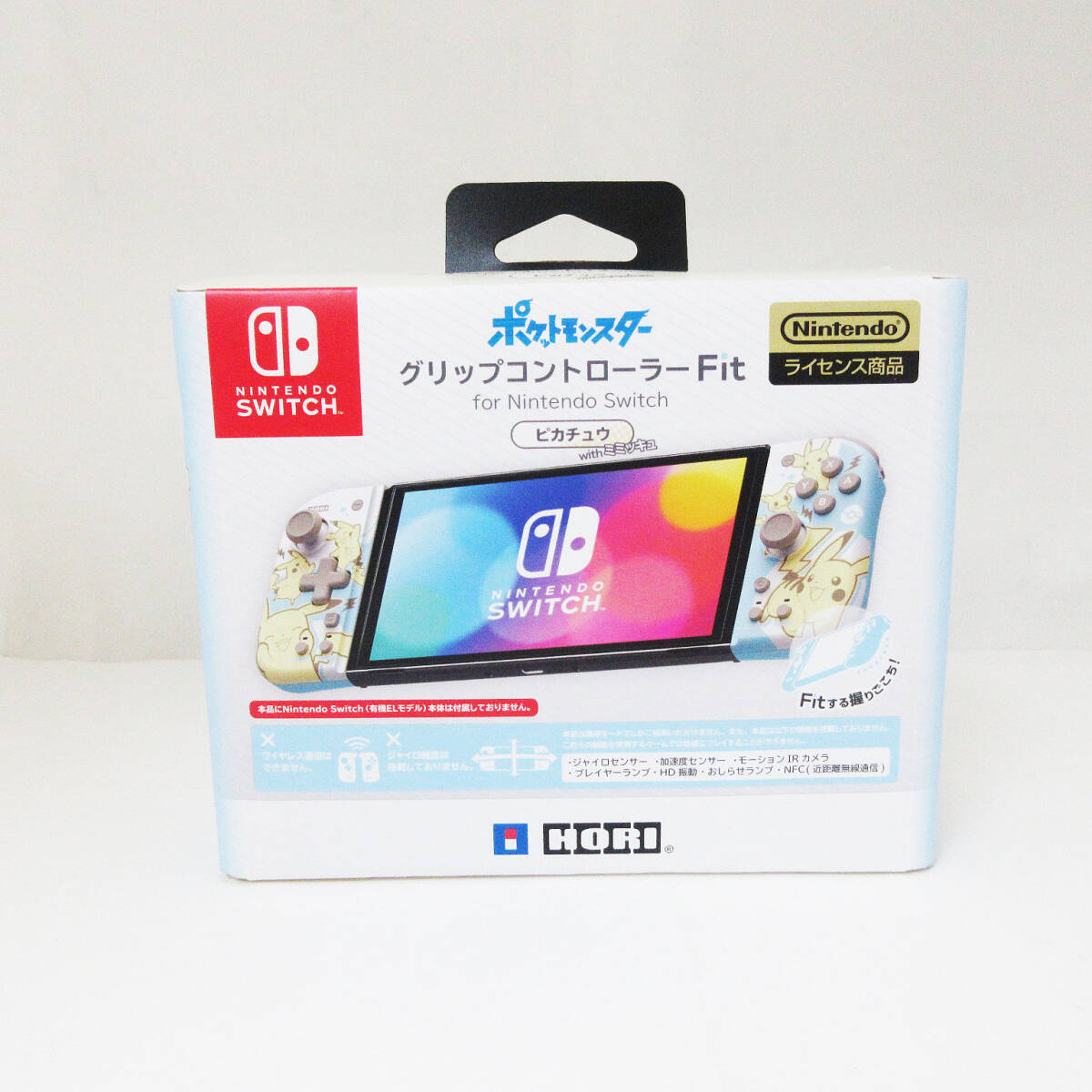 kkm10723 HORI ポケットモンスター グリップコントローラー Fit for Nintendo Switch ピカチュウ with ミミッキュ