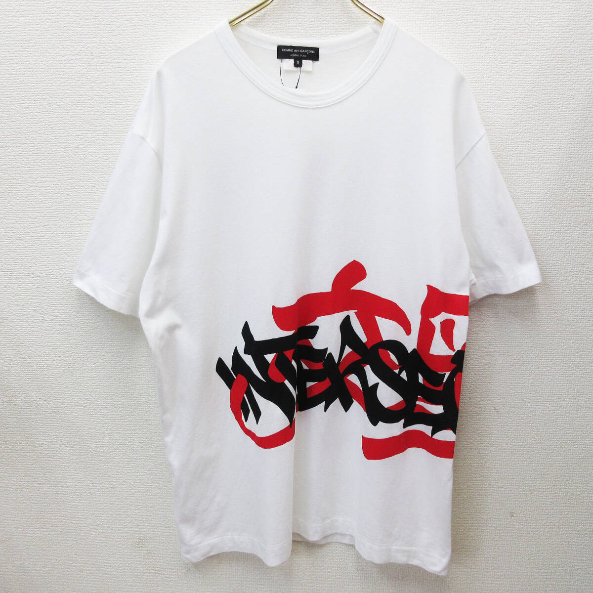 kkm5804 COMME des GARCONS HOMME PLUS × FAUST AD2018 PRINT TEE サイズ M コムデギャルソン オム プリュス ファウスト PC-T037 コラボ