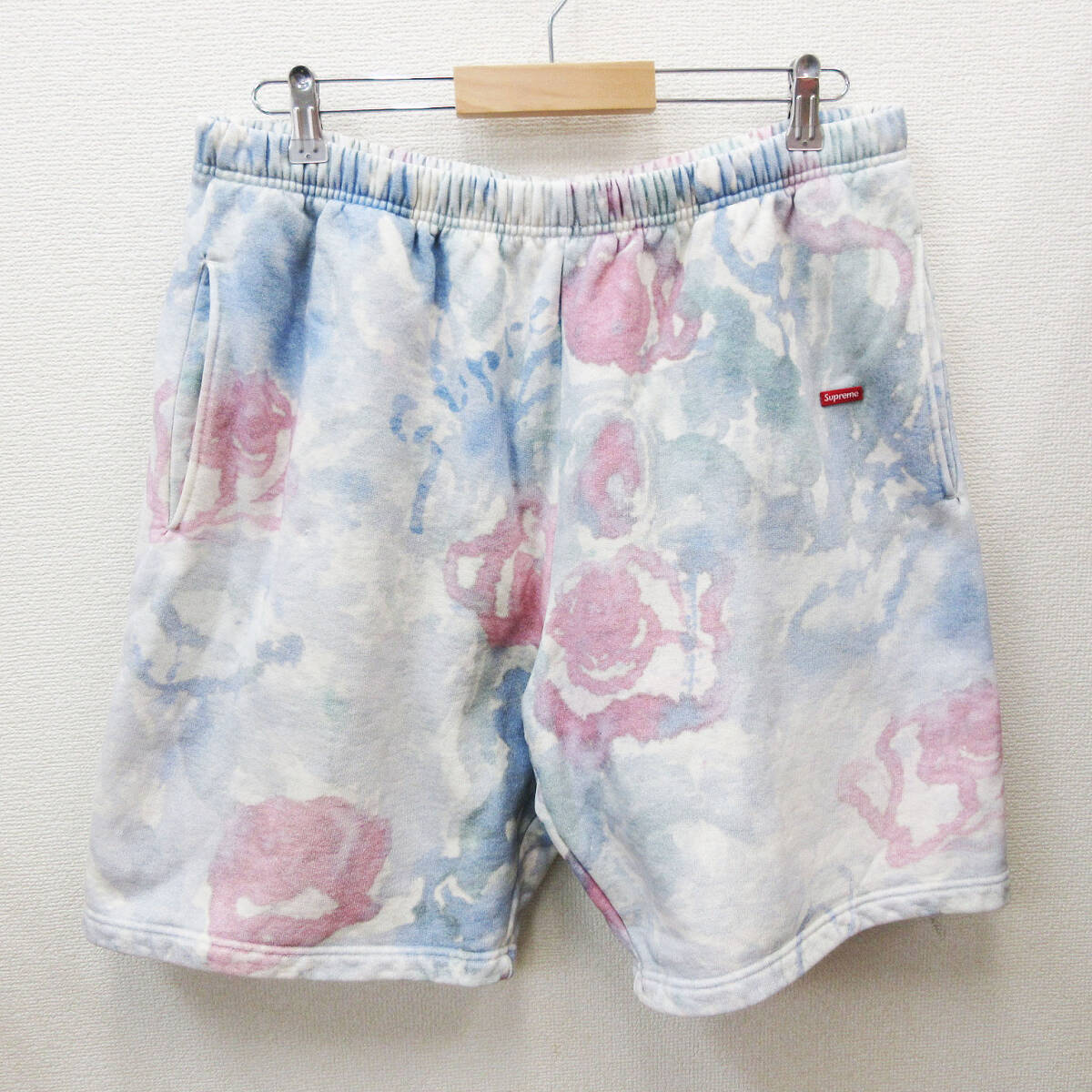 kkm5805 ショートパンツ Supreme/シュプリーム Small Box Sweatshort Watercolor Floral サイズ L スウェット ショーツ