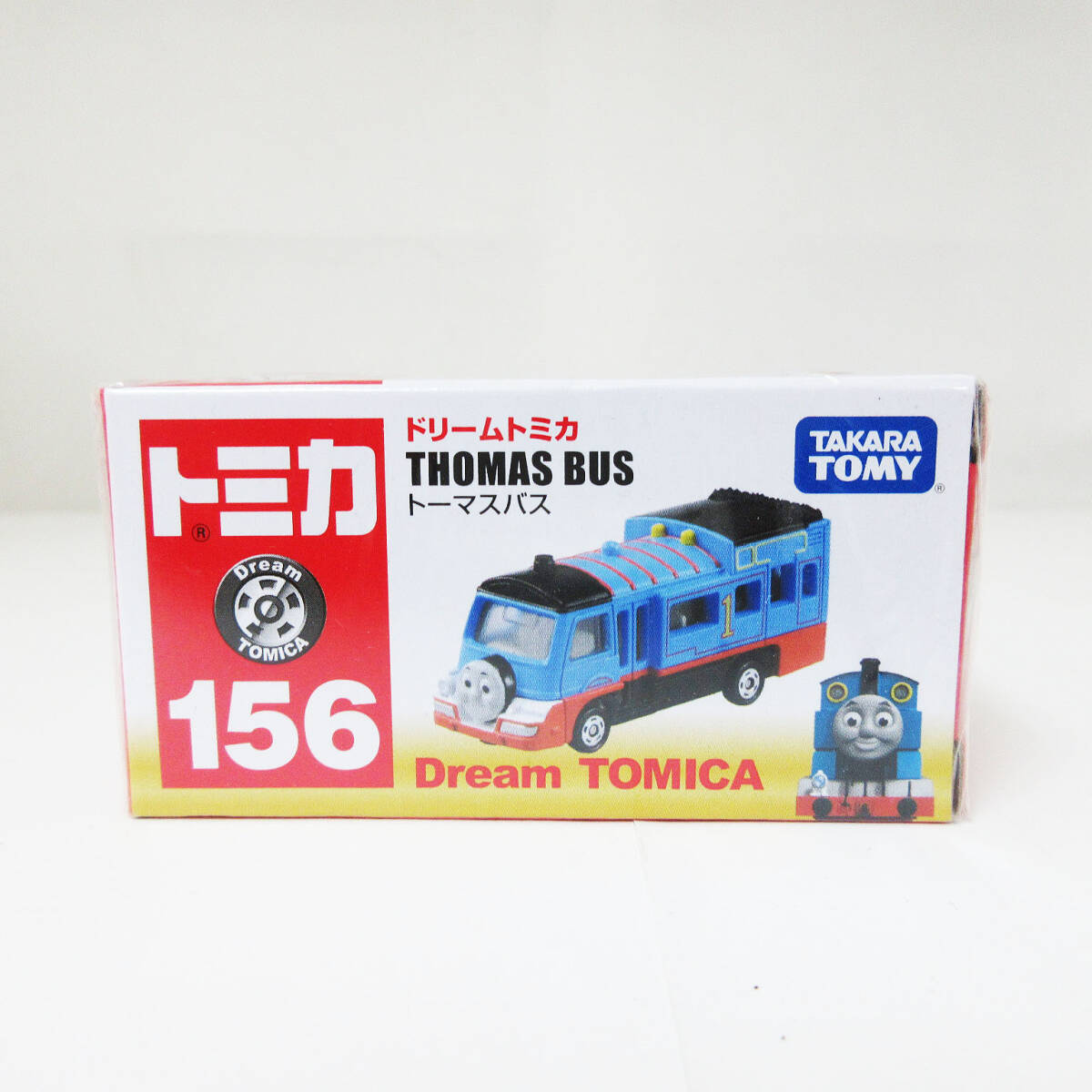 kkg535 タカラトミー ドリームトミカ No.156 トーマスバス TAKARA TOMY ミニカー 