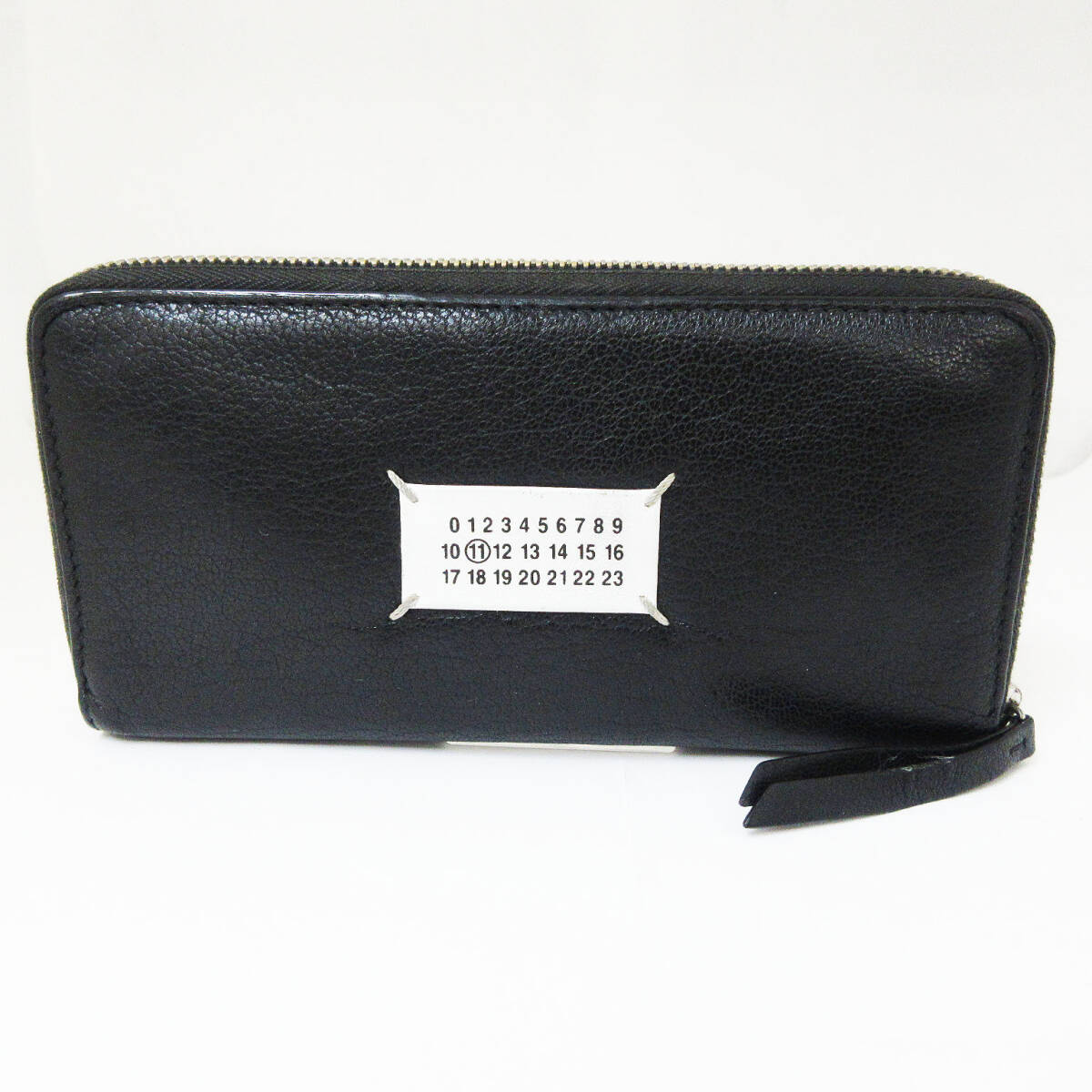 kkm10731 Maison Margiela メゾン マルジェラ 長財布 ラウンド レザー ブラック C56UI01 ナンバリングウォレット