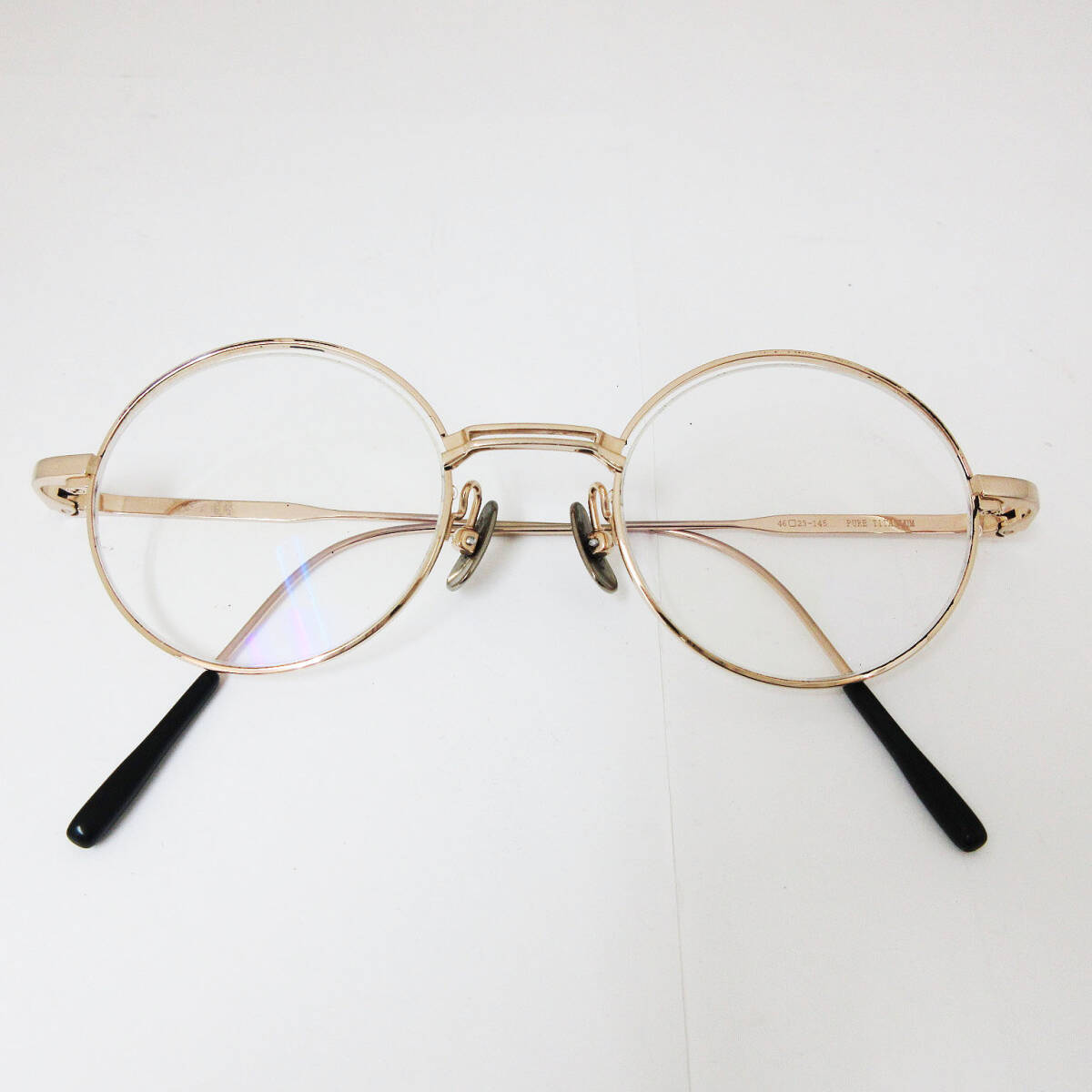 kkm10739 金子眼鏡（KANEKO OPTICAL）ラウンド 眼鏡 度入り 46□23-145 丸メガネ