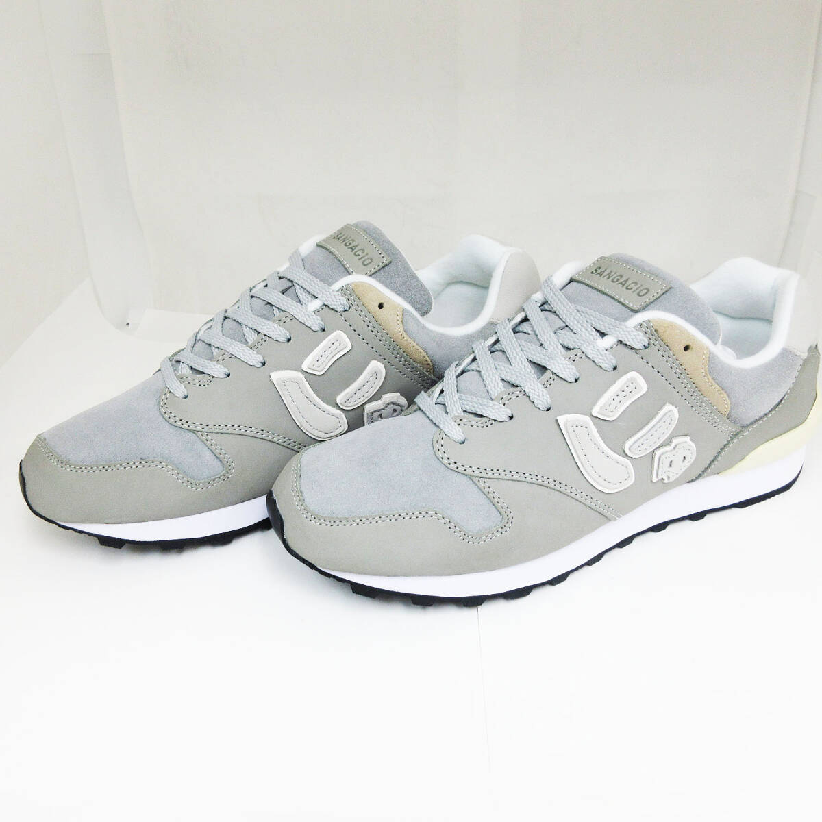 kkm10757 サンガッチョ SANGACIO にゅ～ず『GRAY』10周年限定モデル 27.5cm スニーカー