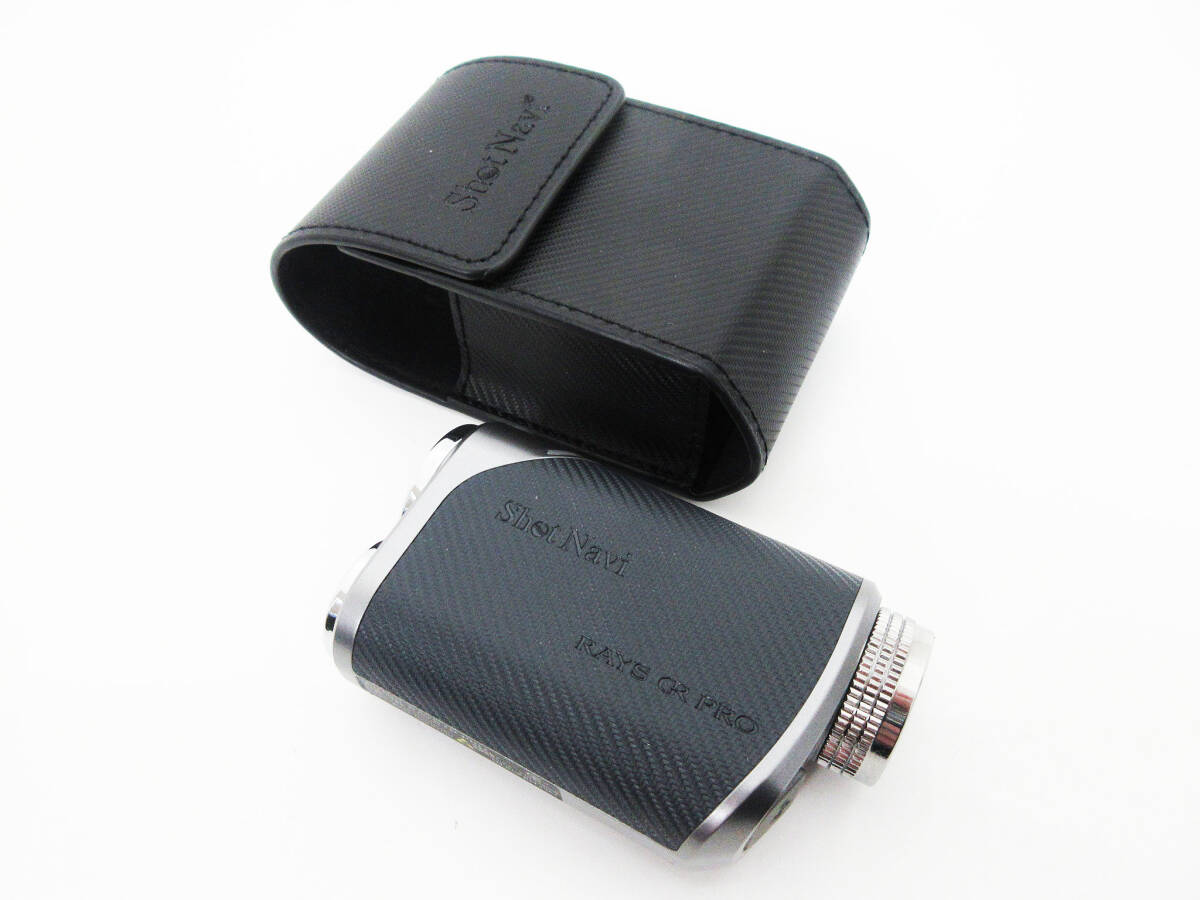 kkm10713 Shot Navi ゴルフ用 レーザー距離計 Shot Navi GOLF Laser Sniper RAYS GR PRO カーボングレー