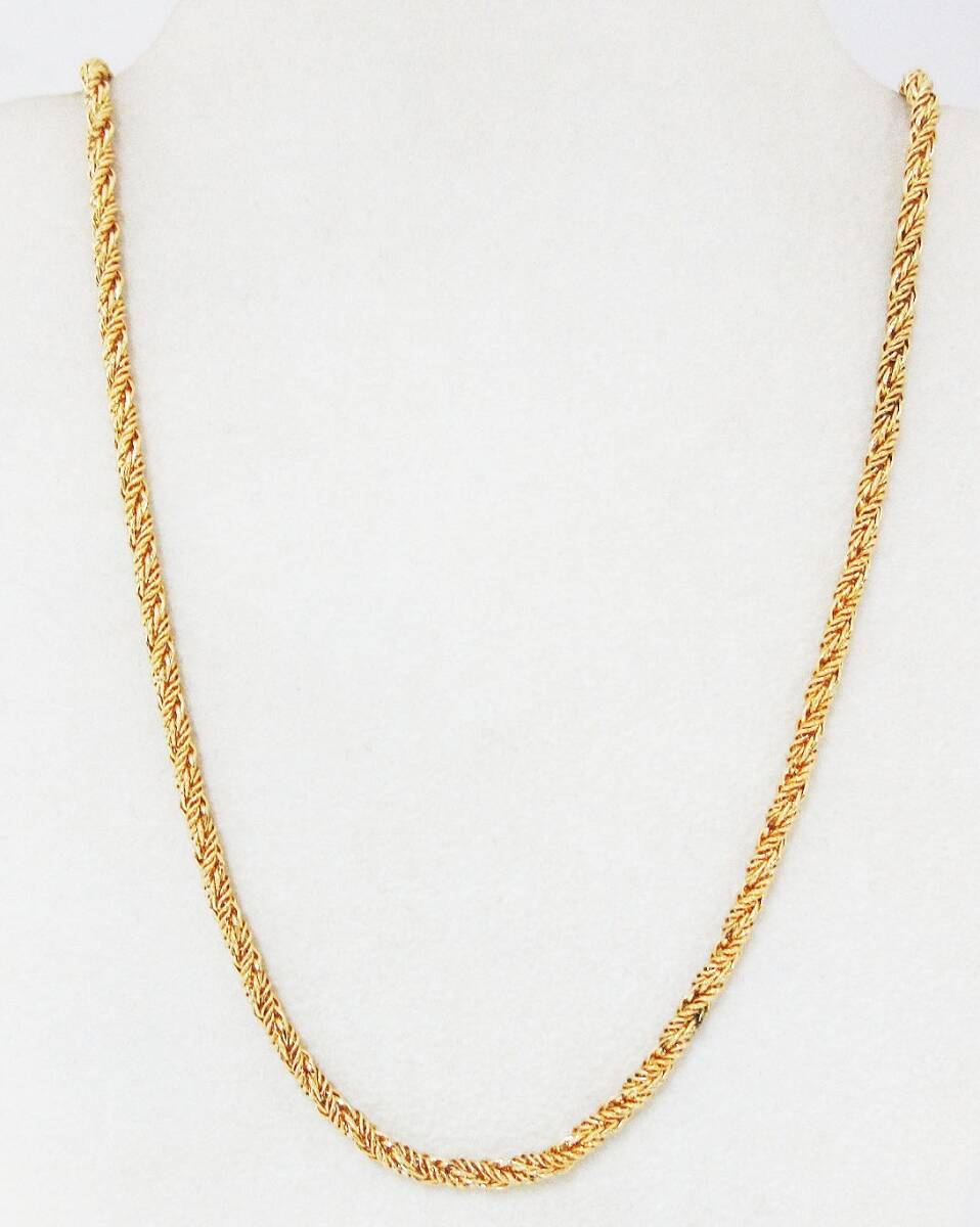 v03041 ディオール ネックレス ゴールド ツイストチェーンネックレス Christian Dior