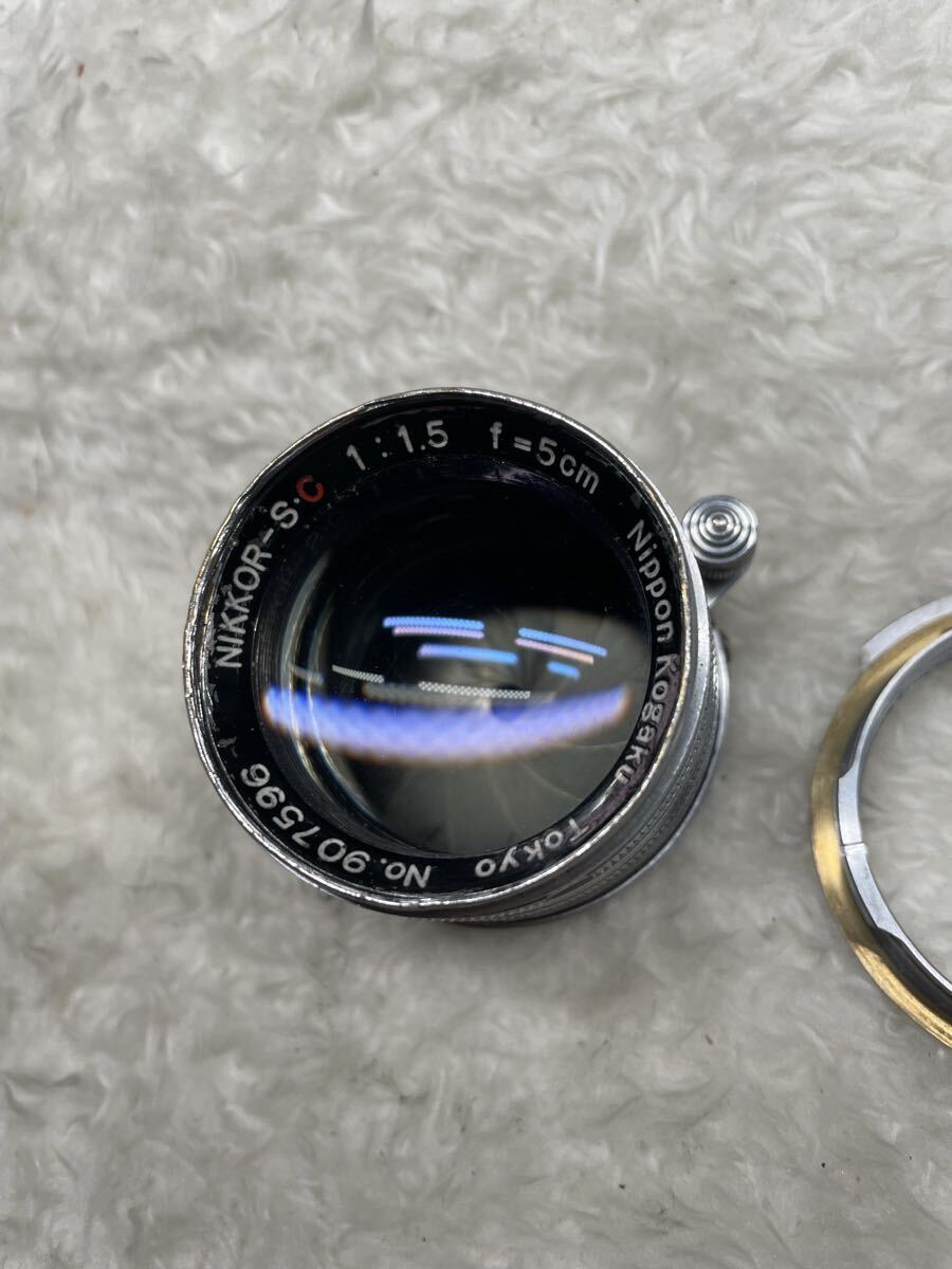 希少 Nippon Kogaku 5cm f1.5 Leica L39 Nikon 50mm ニコン フィルムカメラ レンズ
