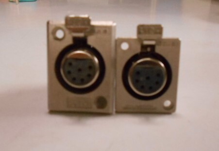 ★【７ピンメスレセプタクル】　JAE　レセプタクル　メス　XLR３１×１個　＆　ITTキヤノンレセプタクル　メス　XLR３１F×1個　中古　★