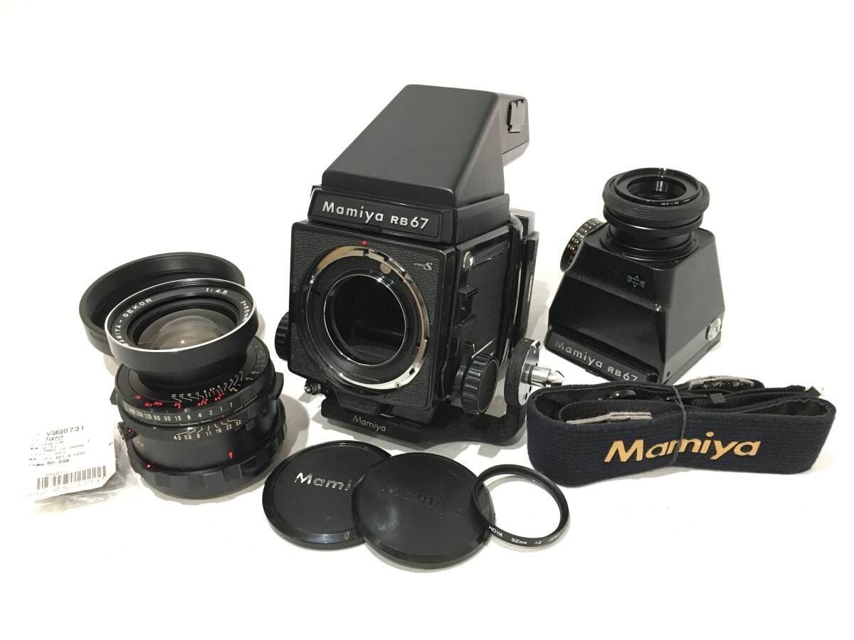 ★ Mamiya RB67 PROFESSIONAL S + SEKOR 65mm 1:4.5 ★ 中判フィルムカメラ レンズセット ファインダー マミヤ