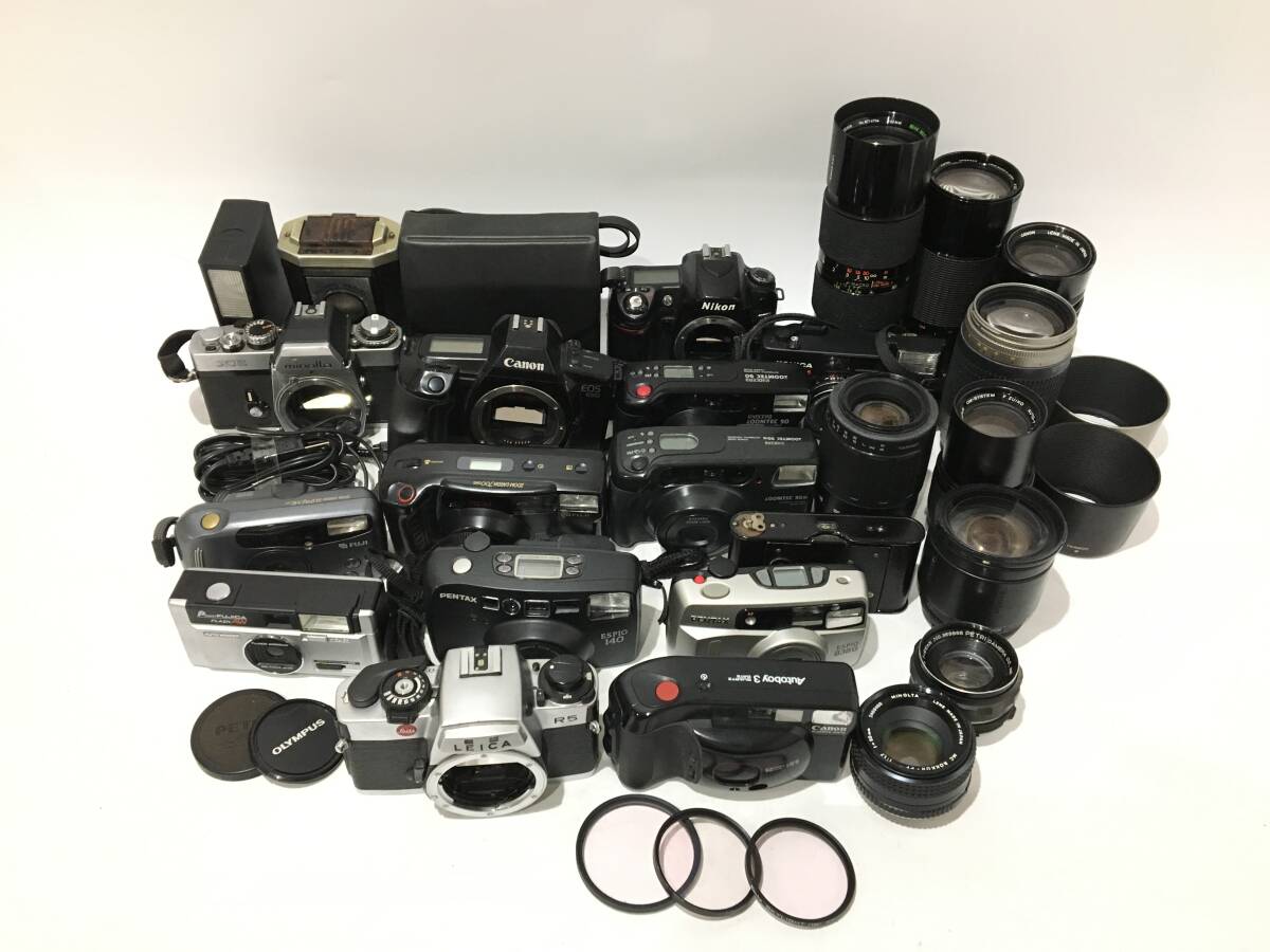 ☆ カメラジャンク まとめ 2 ☆ LEICA R5 + Canon Autoboy 3 他 ライカ キャノン 