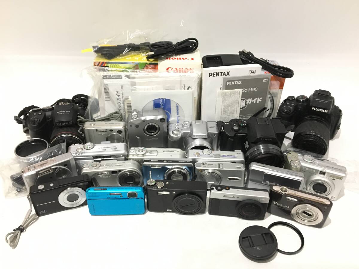 ☆ コンパクトデジタルカメラ まとめ 8 ☆ PENTAX Optio H90 + RICHO CX1 + SONY DSC-TX10 他 17台 ペンタックス リコー ソニー