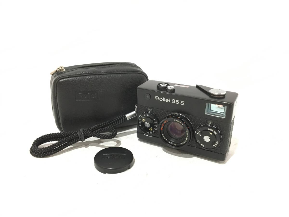 ★ Rollei 35 S ブラック ★ コンパクトフィルムカメラ ストラップ ソフトケース ローライ