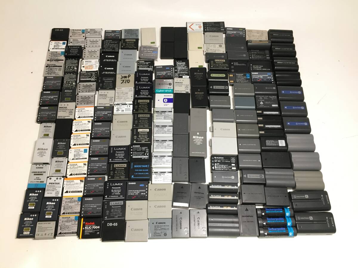 ☆ カメラバッテリー チャージャー まとめ 2 ☆ 170個以上 ソニー カシオ ニコン オリンパス 