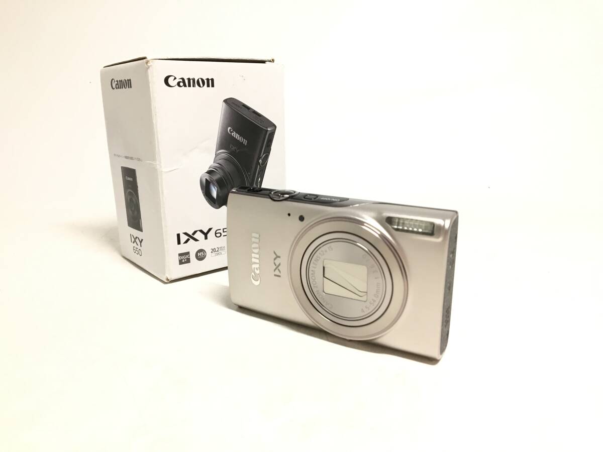 ★ Canon IXY 650 ★ 通電確認済 コンパクトデジタルカメラ バッテリー ストラップ 箱入り キャノン