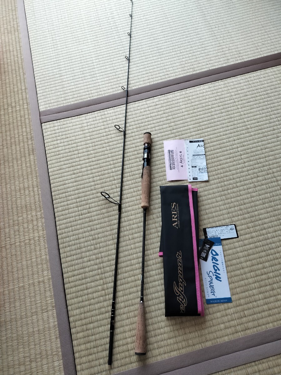 美品 ARES BLACK JAGUAR ORIGIN Spinegi LJ アレス ブラックジャガー オリジン スピネギ 604UL