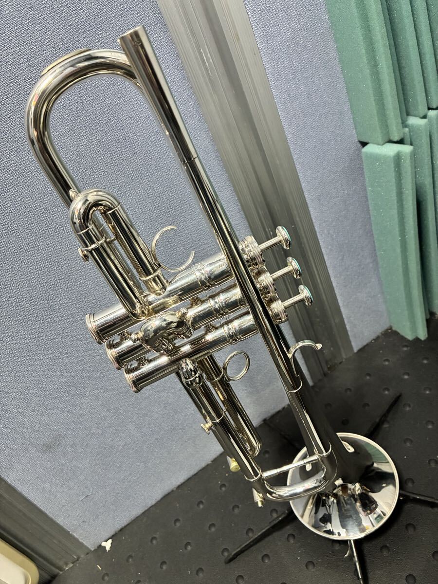 トランペット　カリキオ　Calicchio 1SL-2-Lボア　オリジナルアマドーキー　チューニングパイプ2本　超美品　 銀メッキ　trumpet 