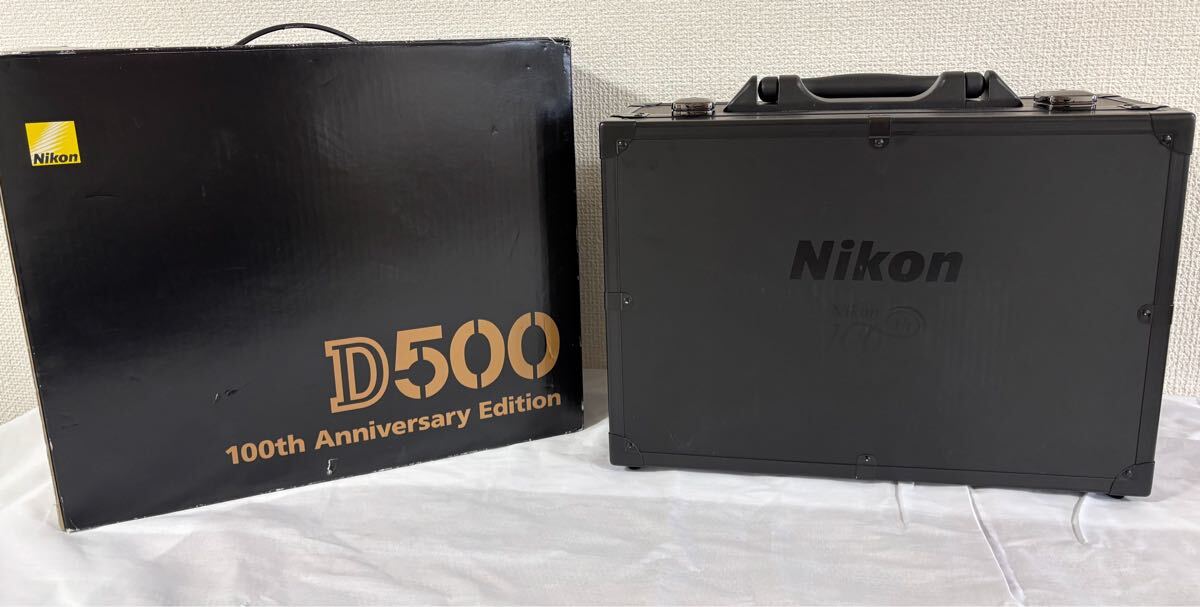 ★希少レア★ 限定品★非売品★ニコンNIKON 100th Anniversary D500 100周年限定モデル専用メタルケース 元箱のみ