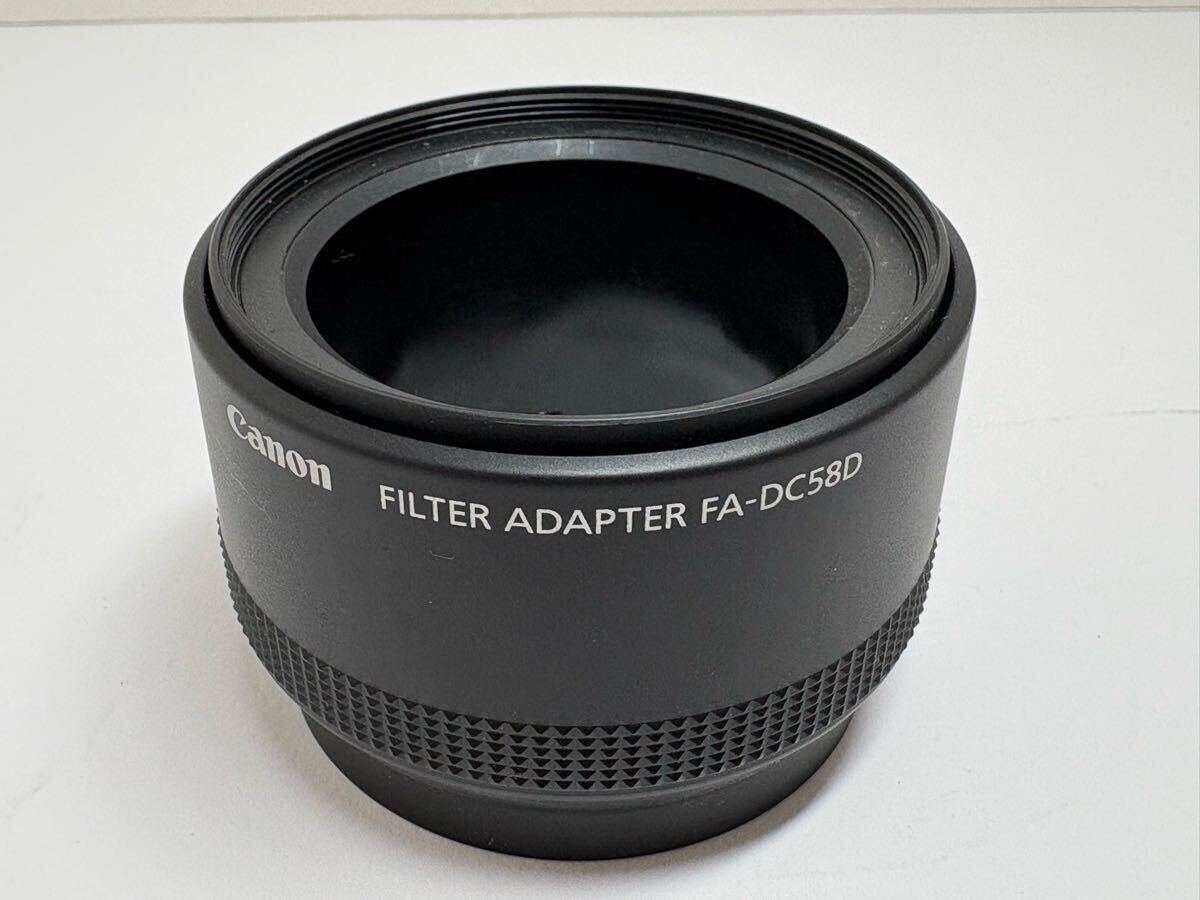 ★美品★キヤノン CANON FILTER ADAPTER FA-DC58D #1541
