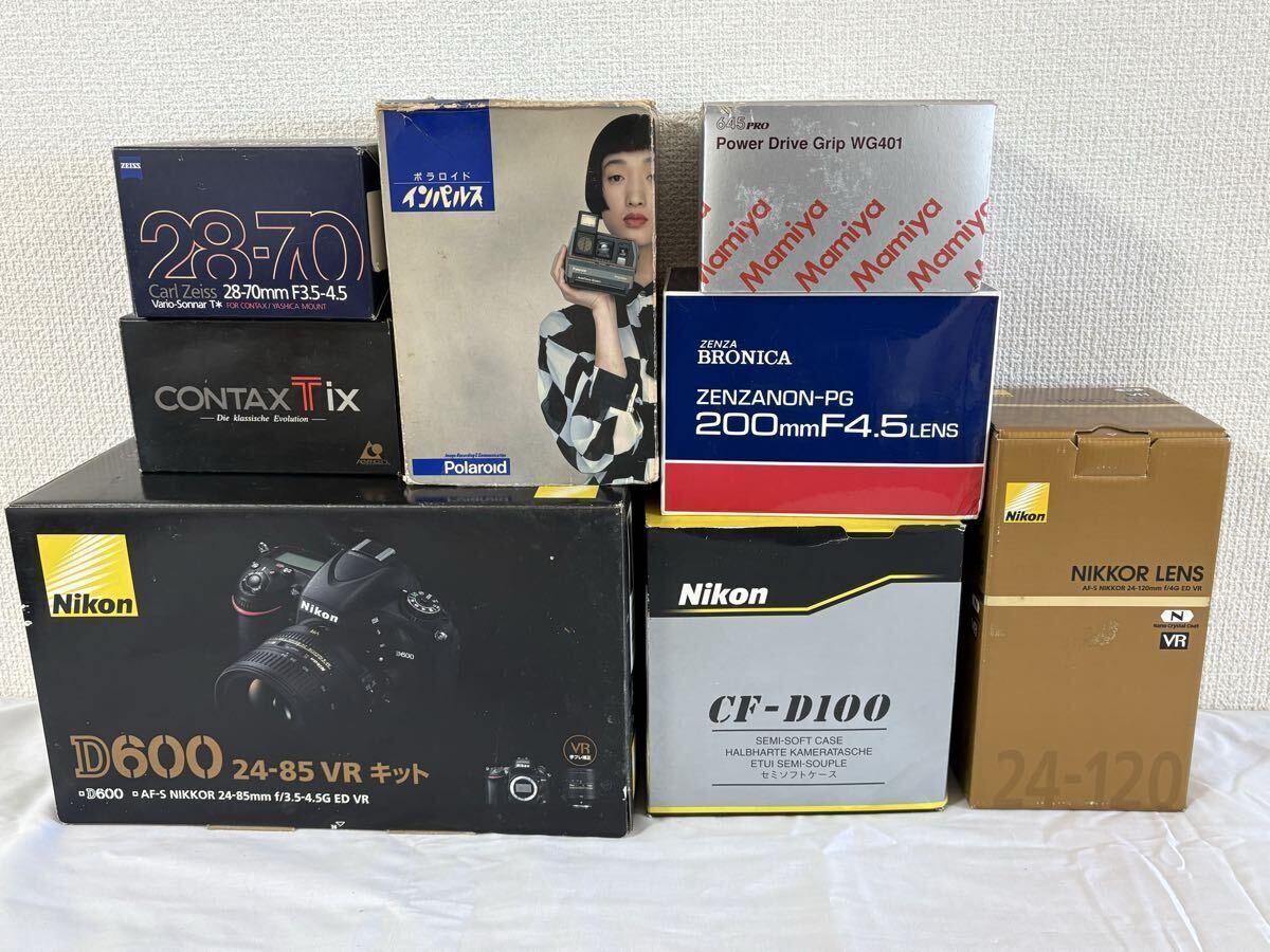 ★大特価★ニコン NIKOND600 ゼンザブロニカZENZABRONICA-PG 200mm F4.5 CONTAX TIX Carl Zeiss 28-70mm F3.5-4.5 MAMIYA 元箱#1539