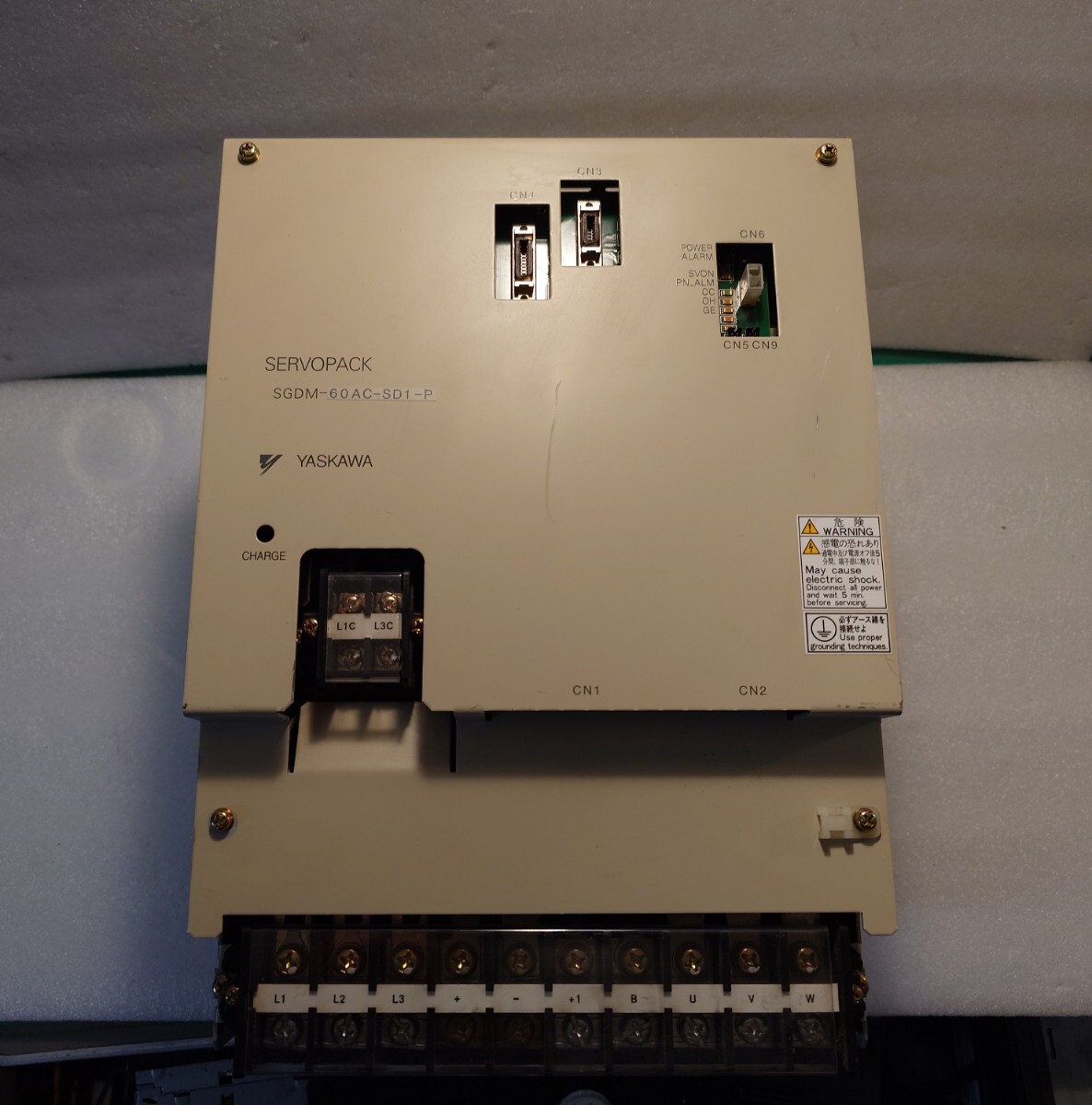 YASKAWA SERVOPACK SGDM-60AC-SD1-P 通電未確認、ジャンク！！！！！！！！！！！！