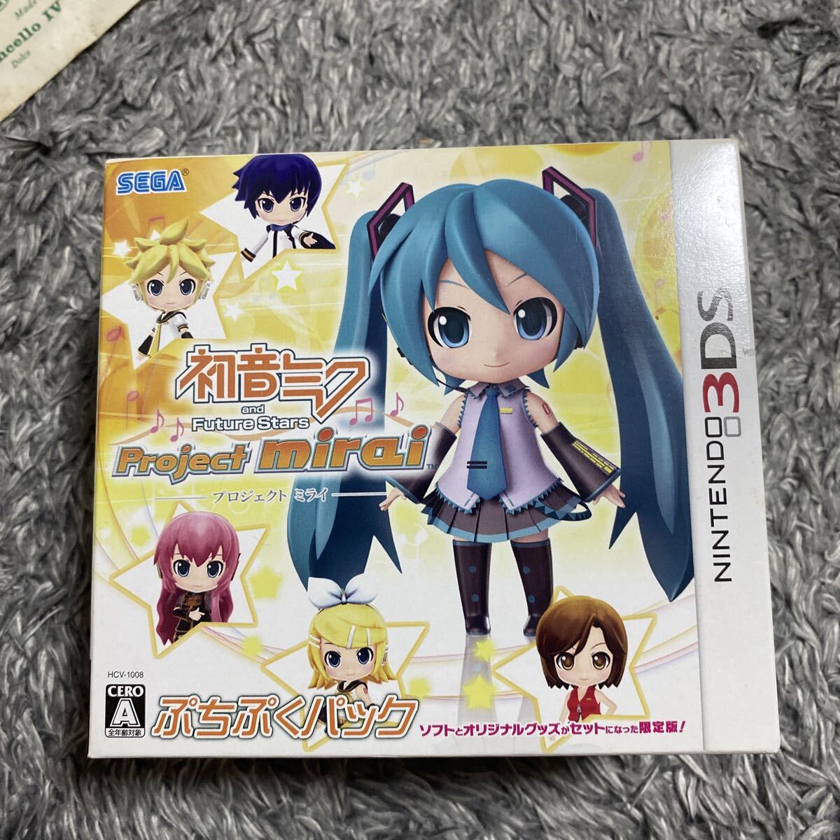 新品 未開封 初音ミク Project mirai 3DS ぷちぷくパック