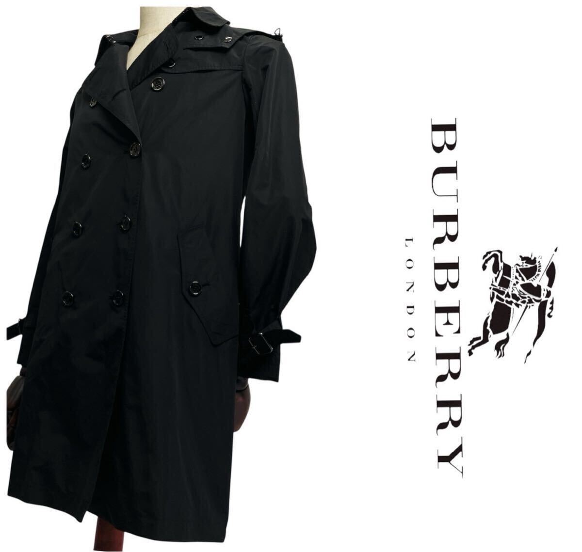 大きいサイズ 美品 BURBERRY バーバリー トレンチコート スプリング　トレンチコート ノバチェック 通勤　運動会コーデ