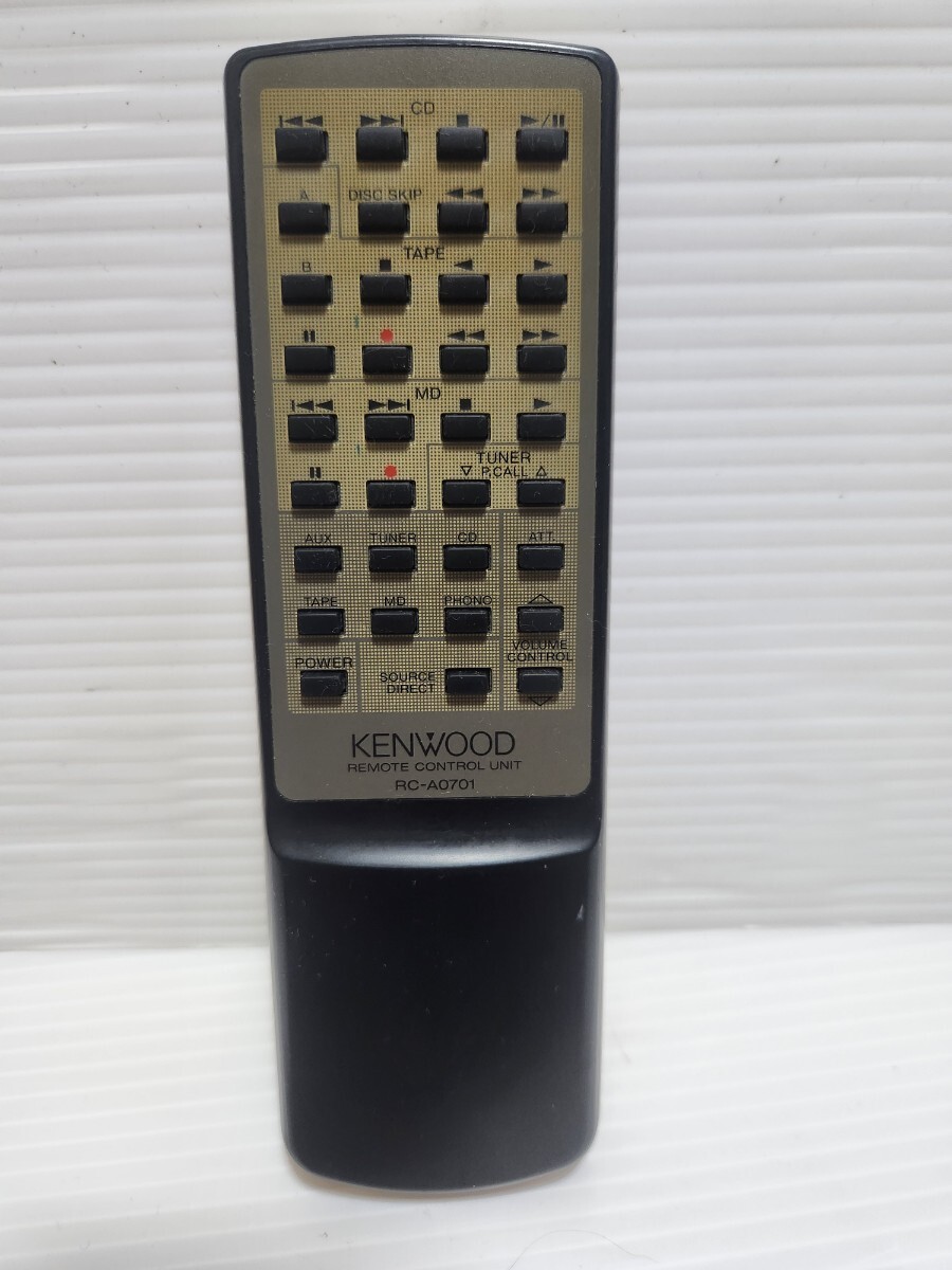 赤外線発光O.K. KENWOOD オーディオリモコン RC-A0701 