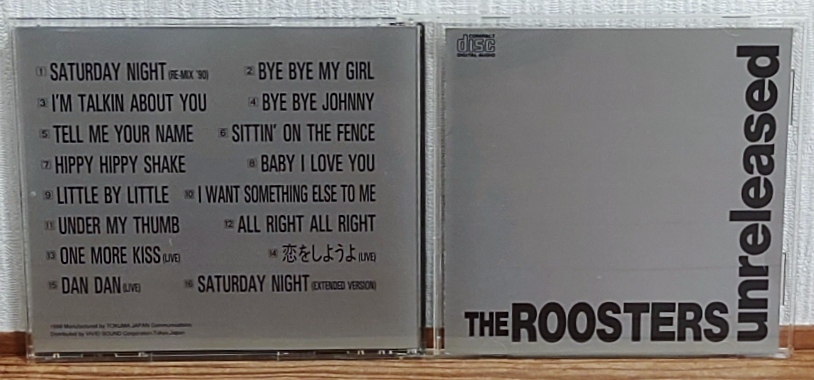 2曲多いVIVID盤◆THE ROOSTERS ザ・ルースターズ/unreleased アンリリースド◆大江慎也 人間クラブ