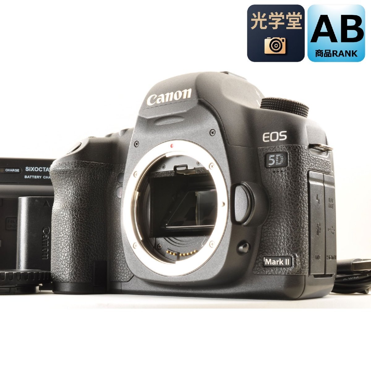 Canon EOS 5D Mark II 21.1MP 一眼レフ デジタルカメラボディ キャノン シャッター回数 : 約37550ショット