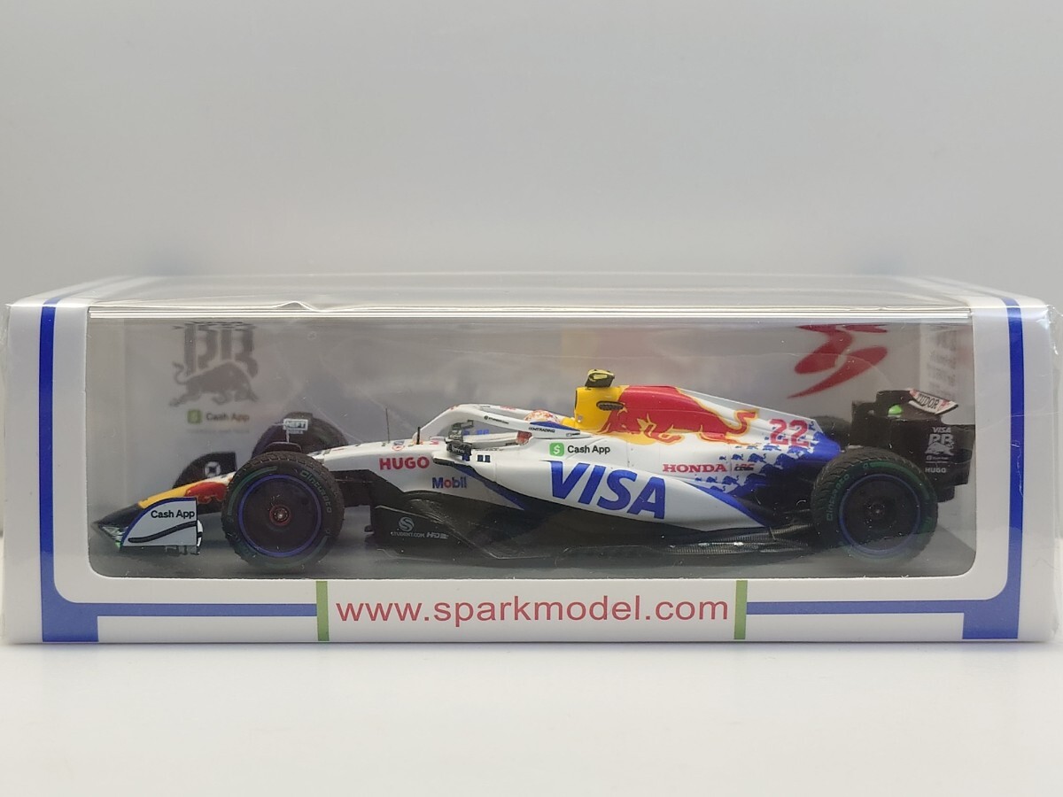 スパークモデル 1/43 レーシングブルズ VCARB 02 No.22 2025 オーストラリアGP 角田裕毅 S9575 D000/14☆646