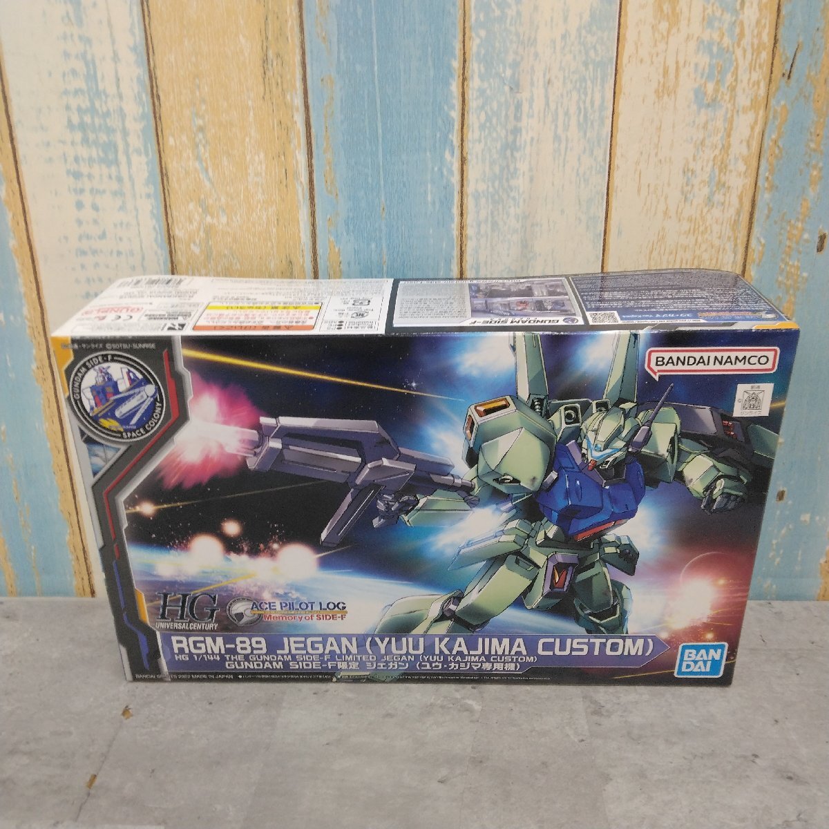 BANDAI NAMCO 機動戦士ガンダム　HG 1/144 SIDE-F 限定 RGM-89 ジェンガ(ユウ・カジマ専用機) プラモデル 未組立品