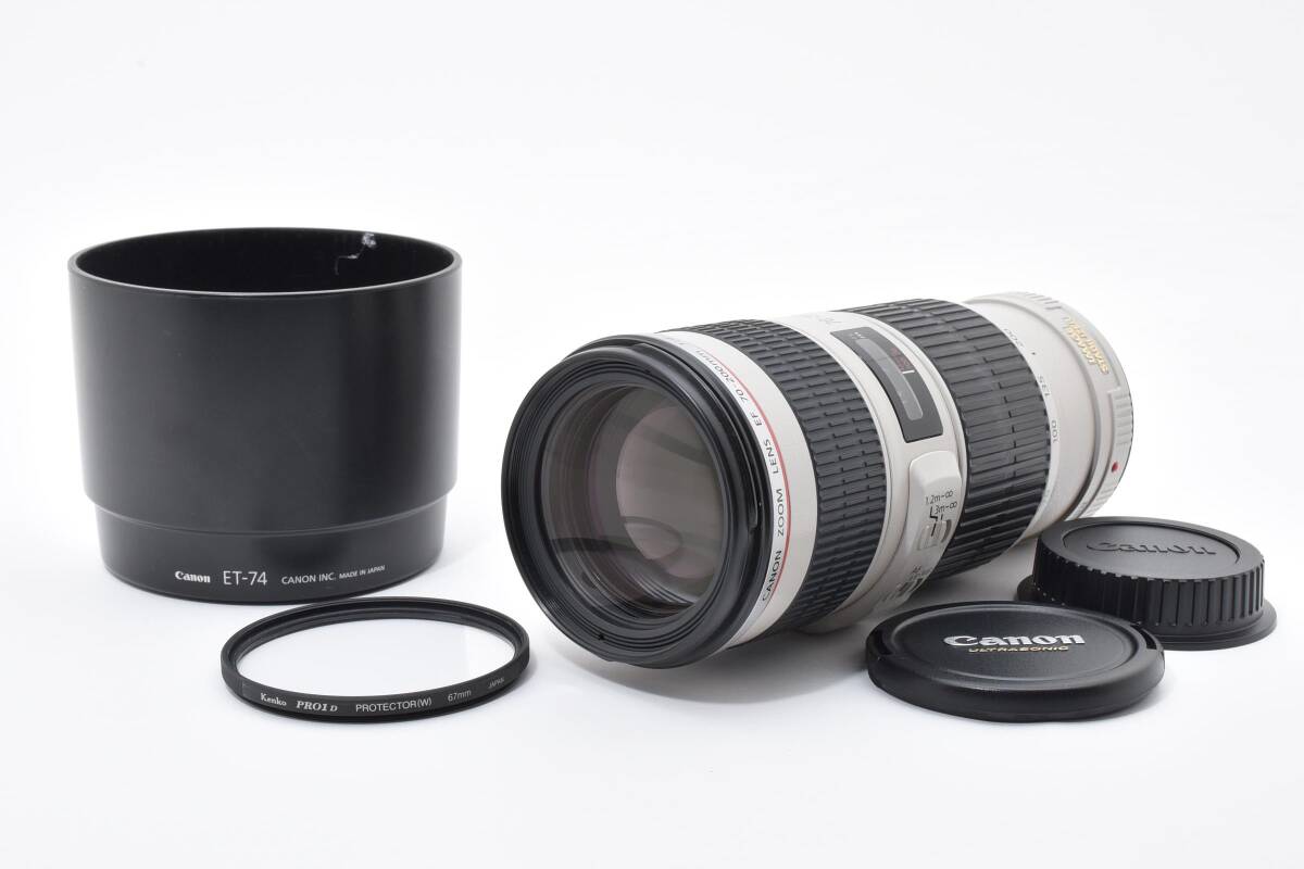 ★人気商品★ Canon キャノン EF 70-200mm F4L IS USM 一眼カメラ用レンズ