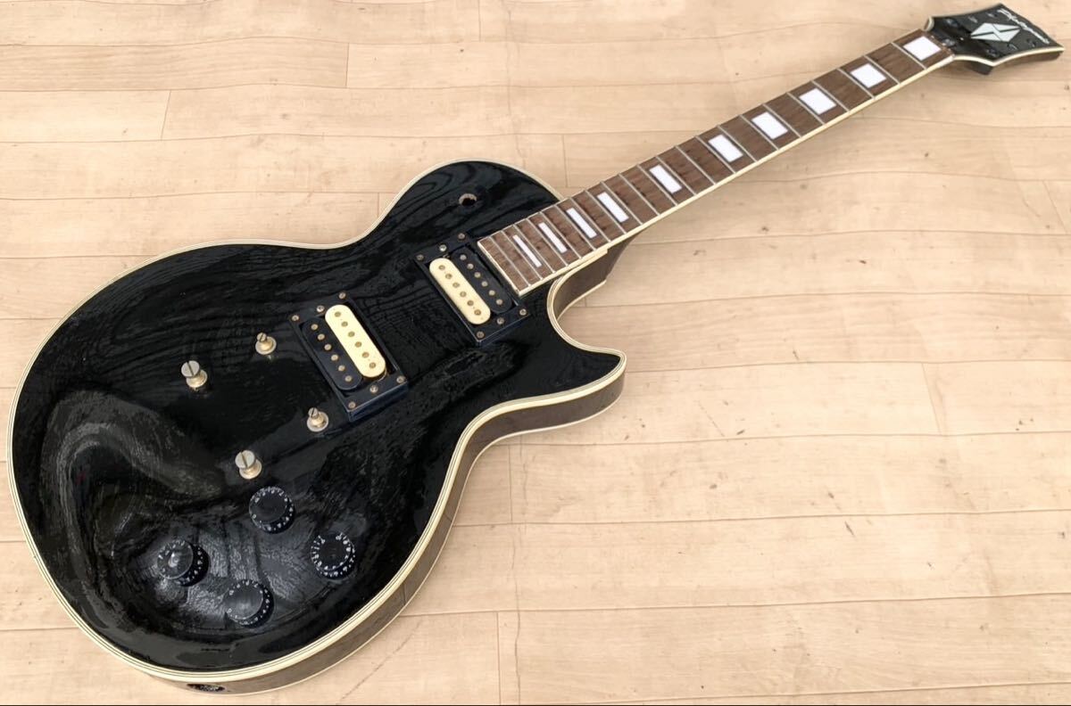 Photogenic レスポールカスタム les paul custom エレキギター レスポールタイプ ブラック 弦楽器　W36