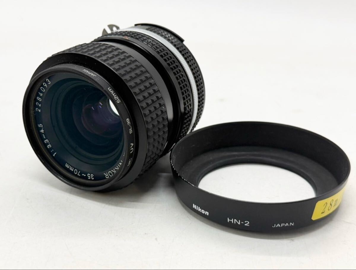 ニコン ニッコール レンズ Zoom Nikkor 35-70mm F3.3-4.5S レンズ HN-2 E1